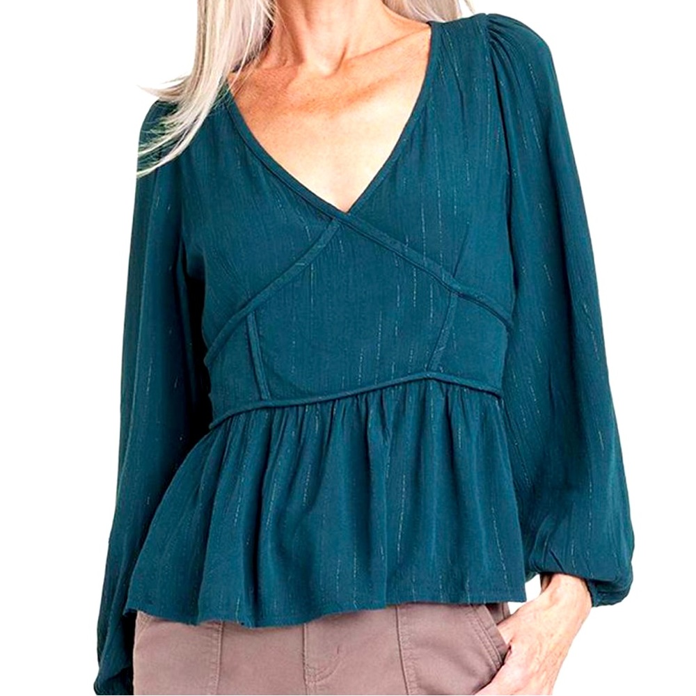 Dark Blue/Teal Women’s Blouse